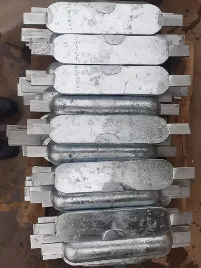 Anti Corrosive Sacrificial Anode Zinc Alloy for Ship